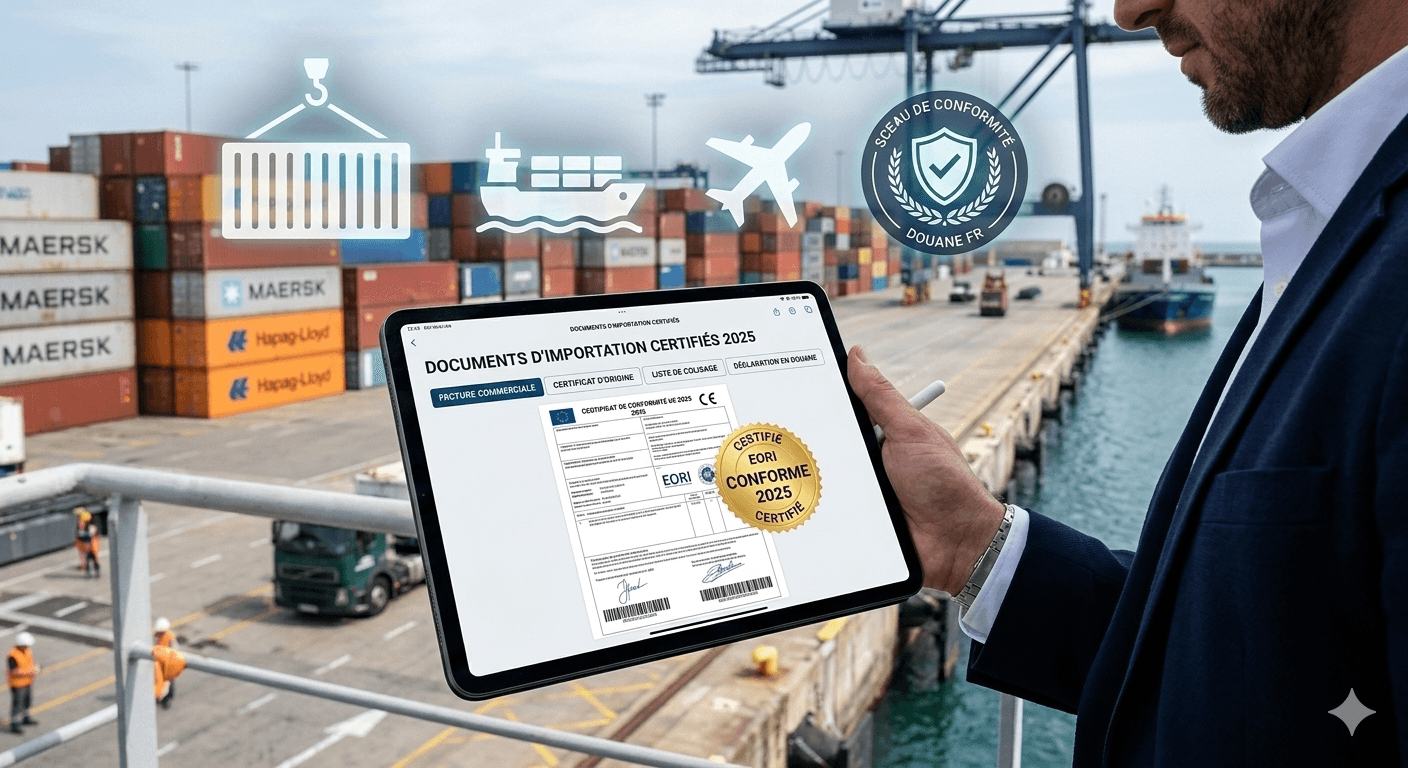 Quels documents faut-il pour importer des marchandises en 2025 ?